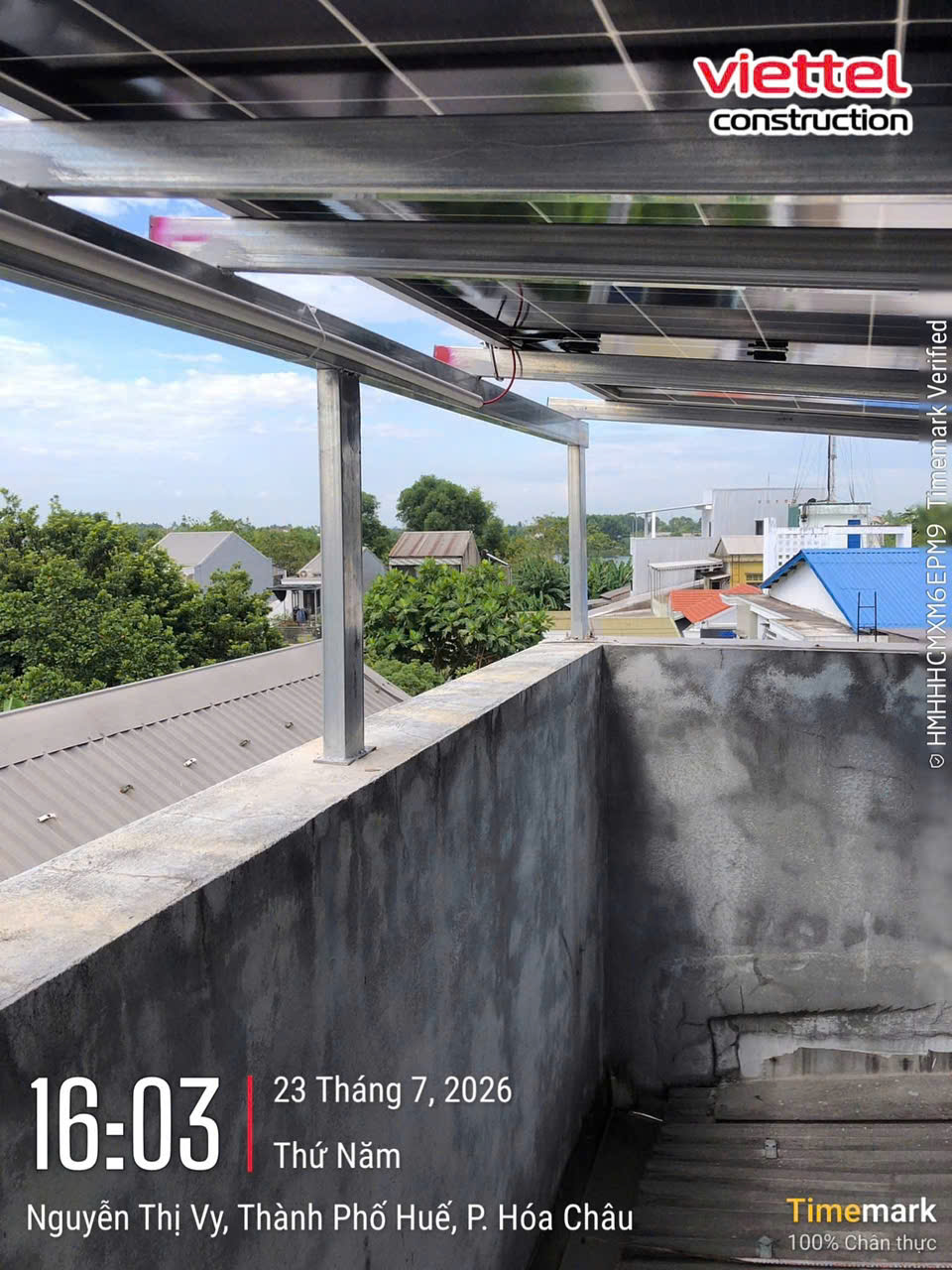 Công trình điện năng lượng mặt trời Viettel Construction đã lắp đặt 11